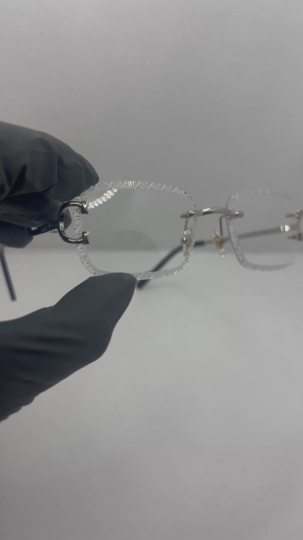 Cartier Diamond Cut Silvery/White